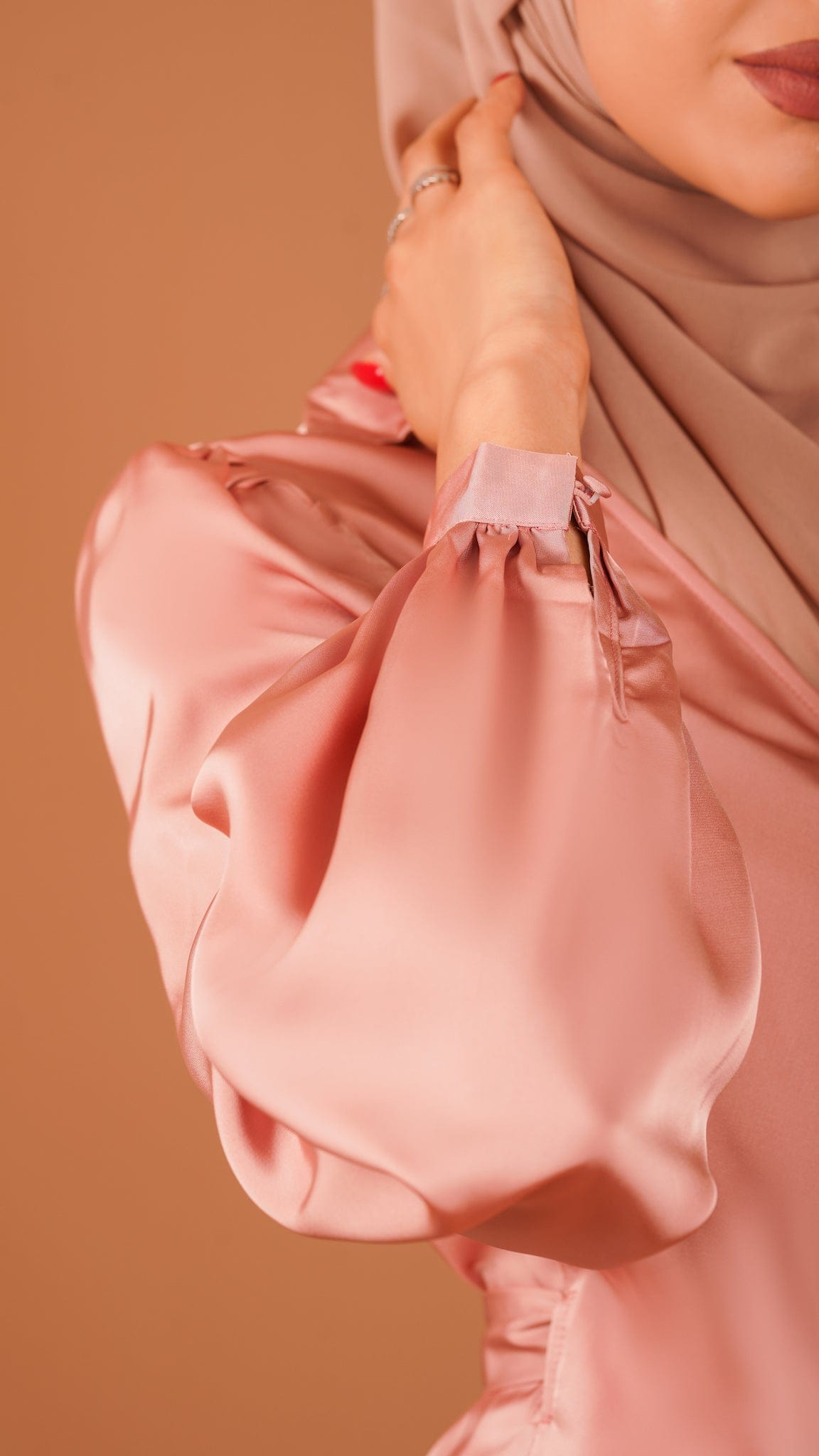 Chamomel Dresses Luxury Satin Maxi Wrap Dress