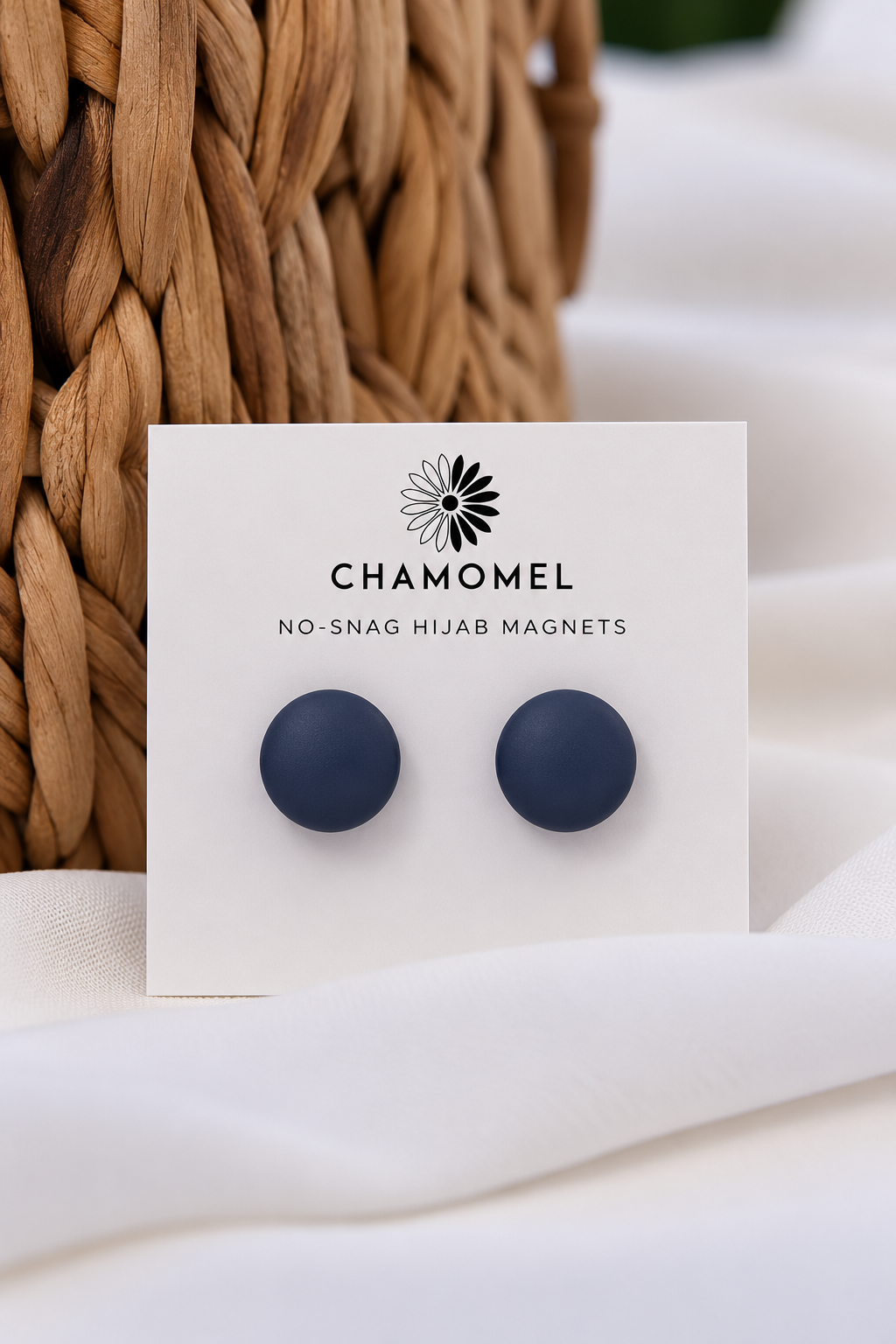 Magnetic Hijab Pins - Bark Navy