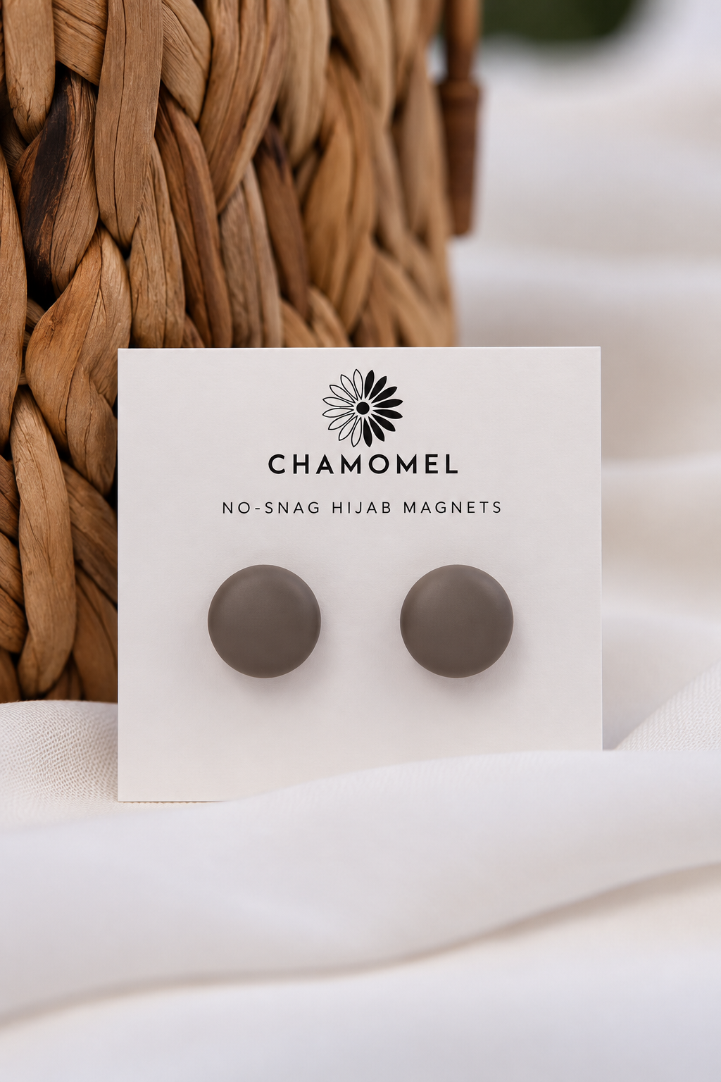 Magnetic Hijab Pins - Gray